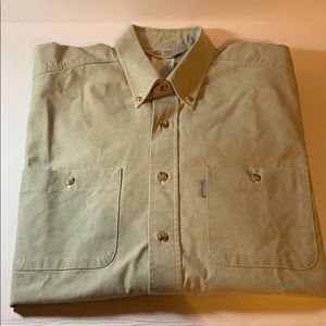 Rugged outdoor wear carhartt button-down shirt.